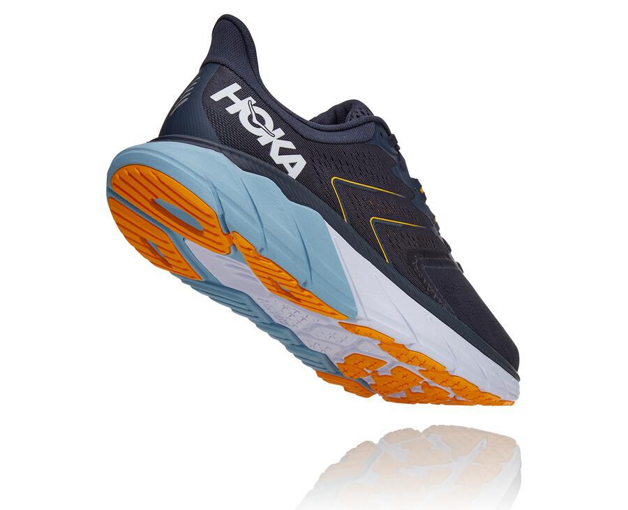 Hoka One One ランニングシューズ メンズ ネイビー - Arahi 5 - KF8793620